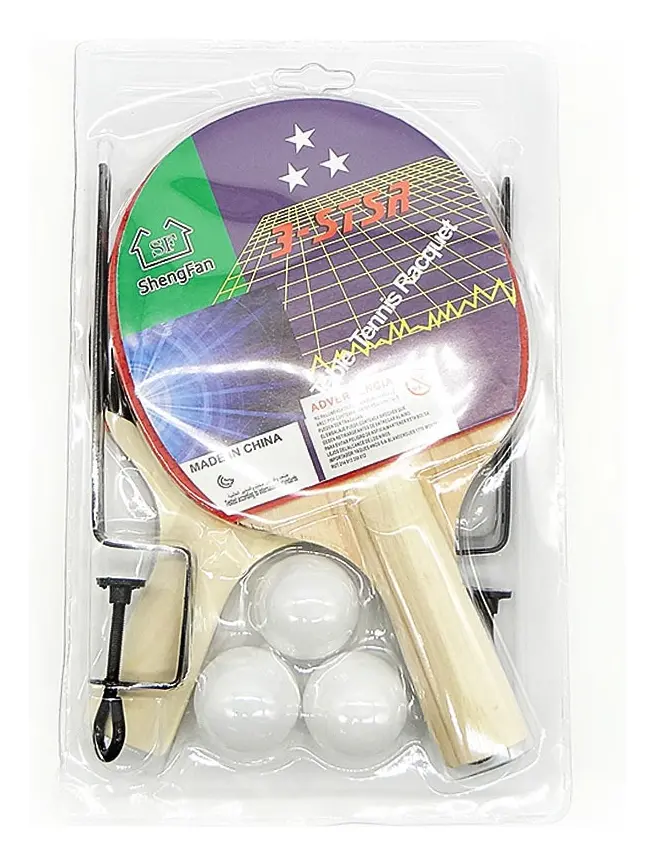 Set Ping Pong Weinixun Paletas + Pelotas + Red 1 Set Ping Pong Weinixun Paletas + Pelotas + Red
