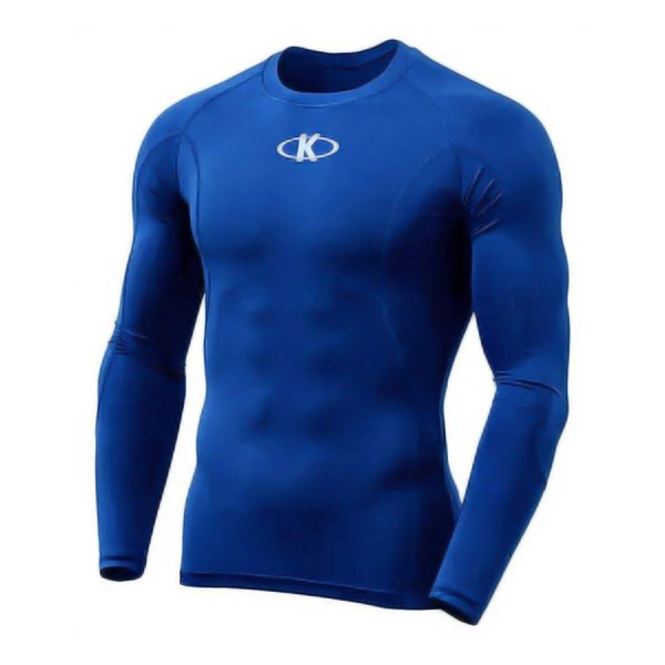 Remera Térmica Manga Larga Azul