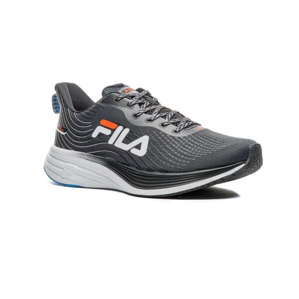 Championes Fila Racer Curve 2 Running Negro / Naranja